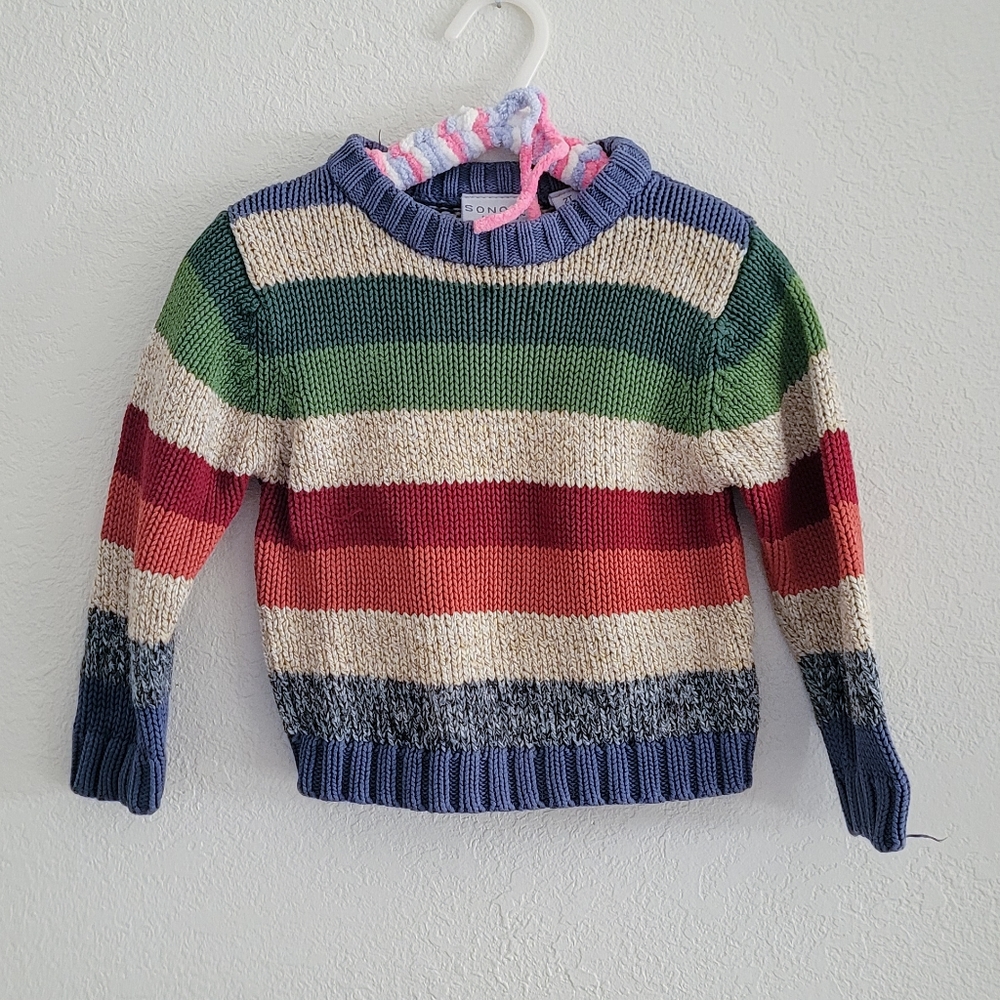 Sonoma Toddler Knit Long Sleeved Sweater, size 2T, Multicolored